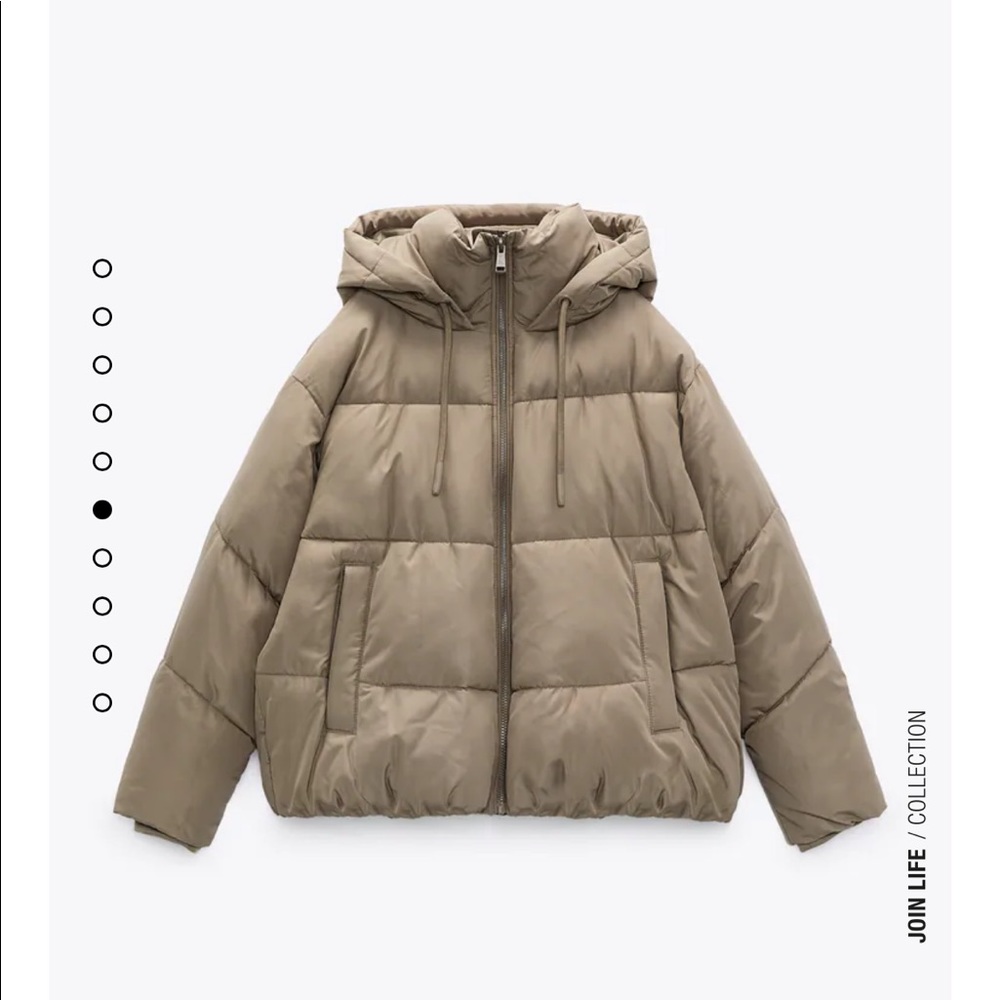 Zara jacket mink size small